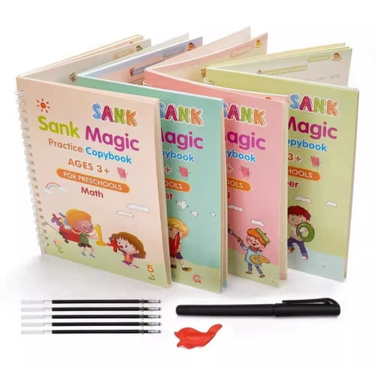 Set cuaderno magic caligrafia montessori